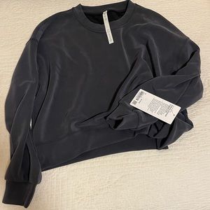 Perfectly Oversized Crew Cropped